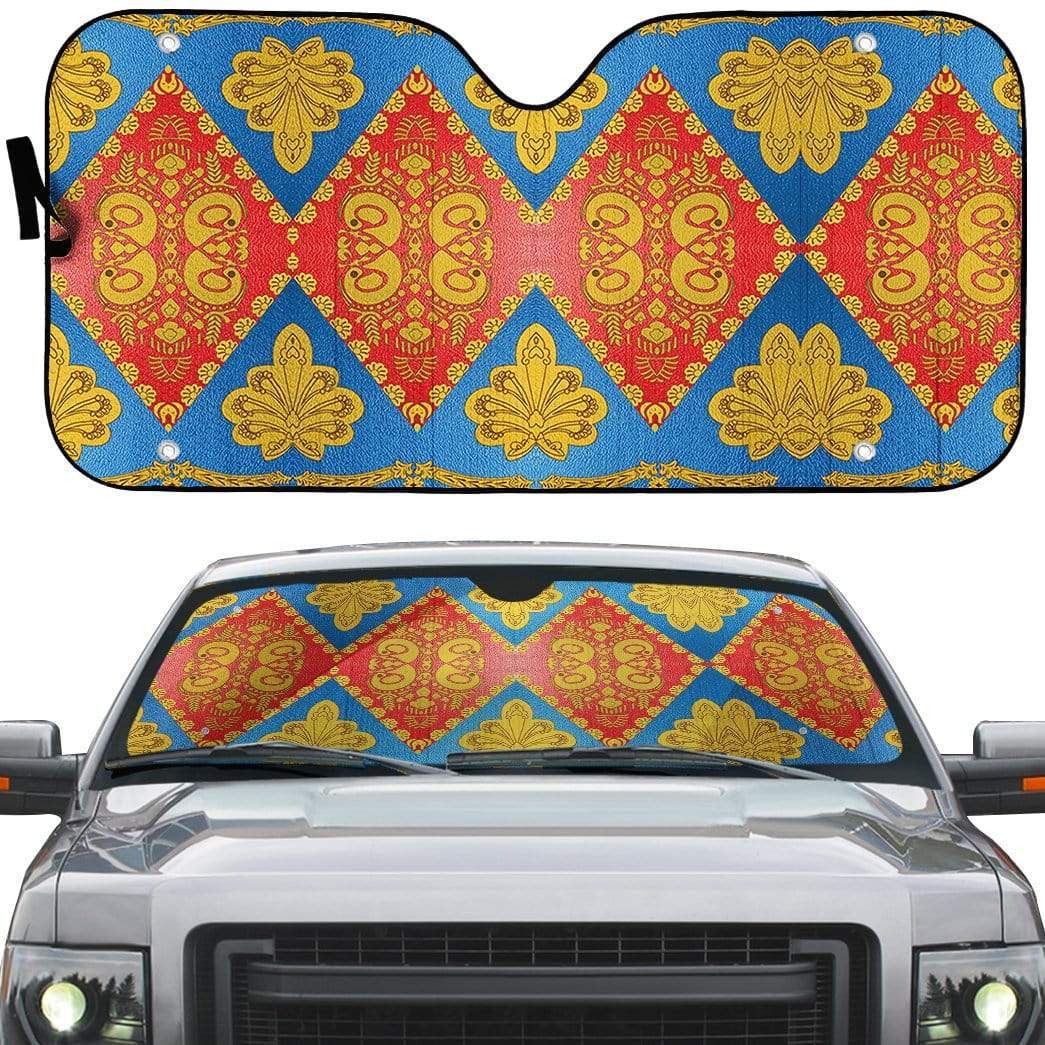 Gearhumans 3D David Bowie Custom Car Auto Sunshade