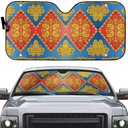 Gearhumans 3D David Bowie Custom Car Auto Sunshade