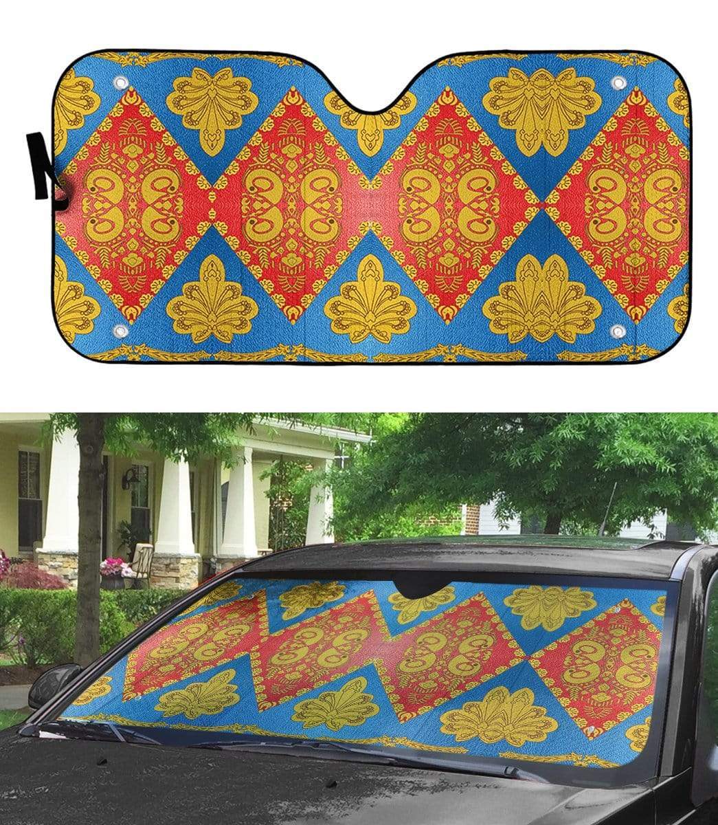 Gearhumans 3D David Bowie Custom Car Auto Sunshade