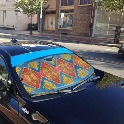 Gearhumans 3D David Bowie Custom Car Auto Sunshade