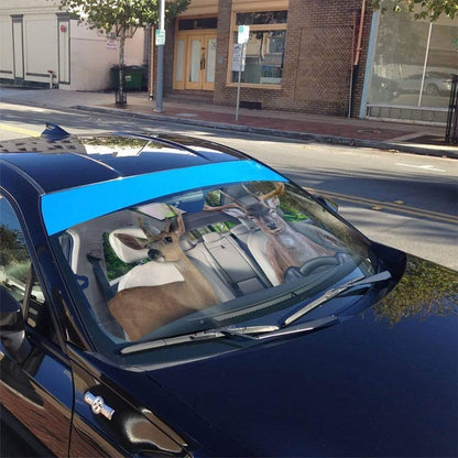 Gearhumans 3D Deer Custom Car Auto Sunshade