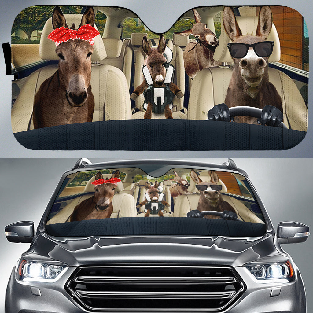 Gearhumans 3D Donkey Auto Sun Shades