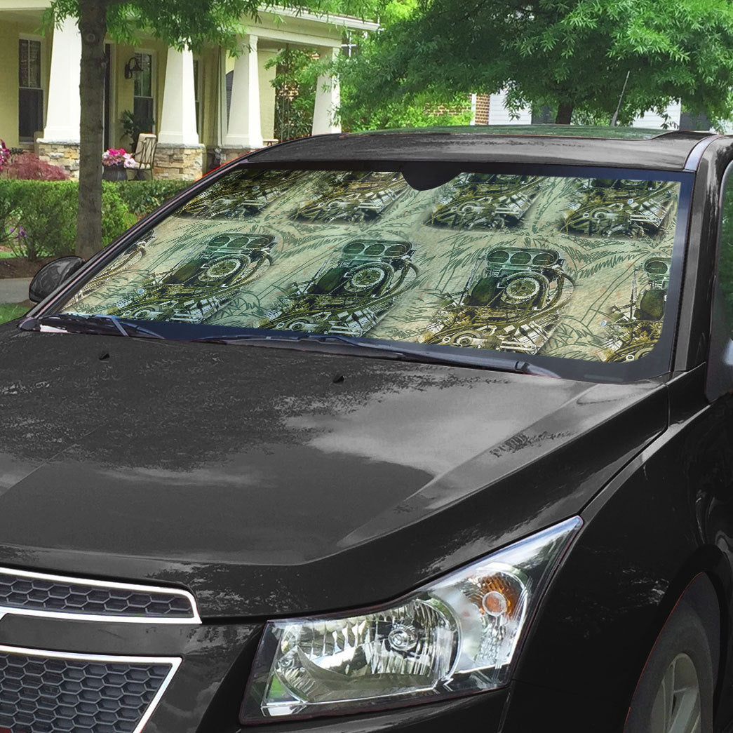 Gearhumans 3D Drag Racing Car Auto Sunshade