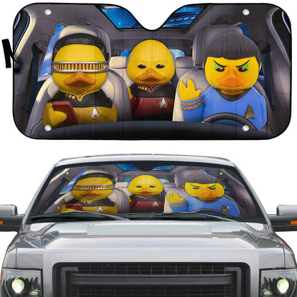 Gearhumans 3D Duck S.T Custom Car Auto Sunshade