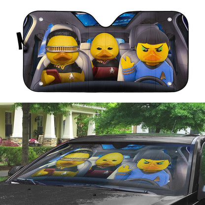 Gearhumans 3D Duck S.T Custom Car Auto Sunshade