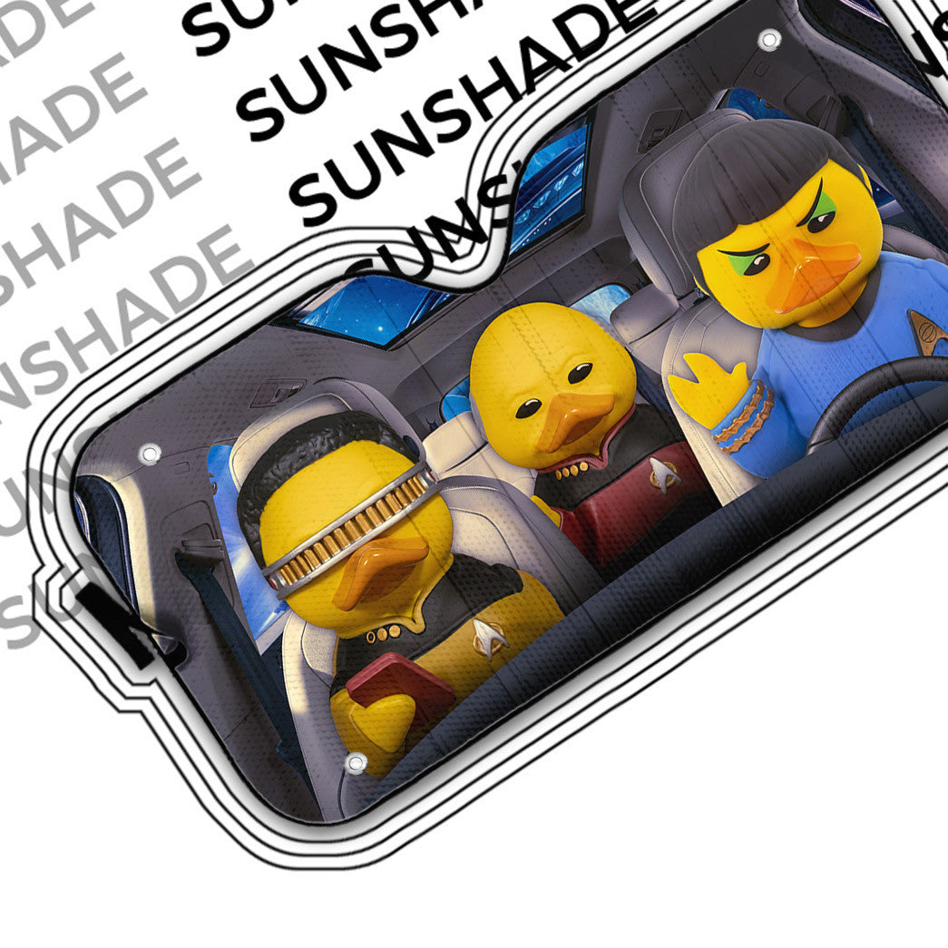 Gearhumans 3D Duck S.T Custom Car Auto Sunshade