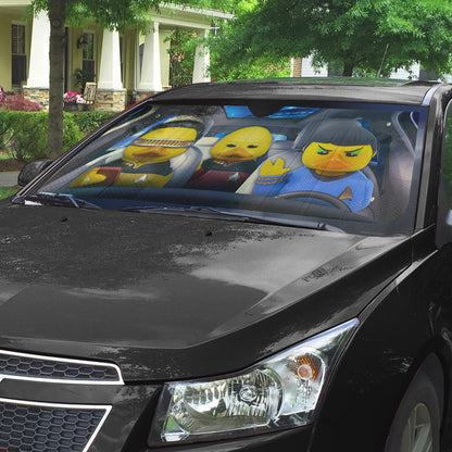 Gearhumans 3D Duck S.T Custom Car Auto Sunshade