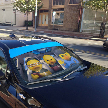 Gearhumans 3D Duck S.T Custom Car Auto Sunshade