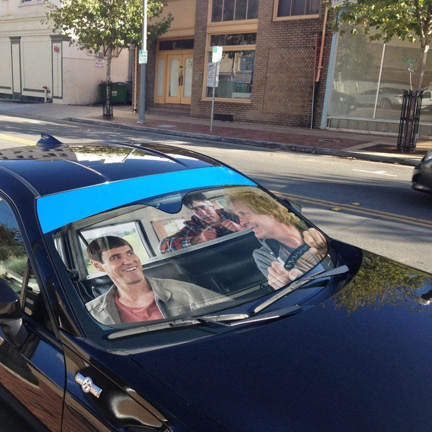 Gearhumans 3D Dumb & Dumber Custom Car Auto Sunshade