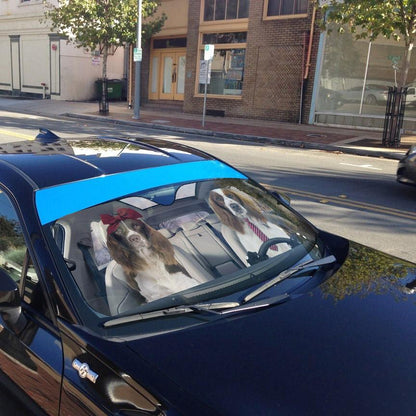 Gearhumans 3D English Springer Spaniel Dog Auto Car Sunshade