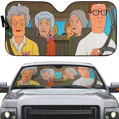 Gearhumans 3D Escape from Party Island Custom Car Auto Sunshade