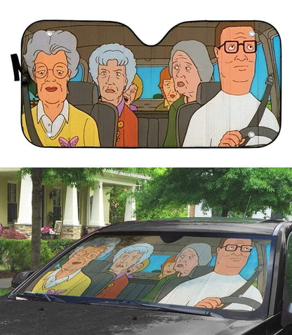 Gearhumans 3D Escape from Party Island Custom Car Auto Sunshade