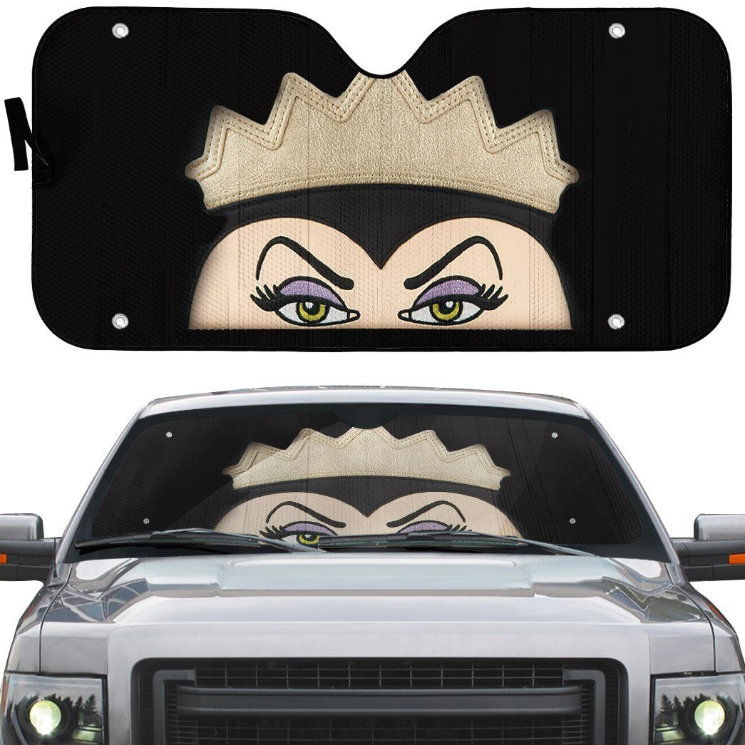 Gearhumans 3D Evil Queen Custom Car Auto Sunshade