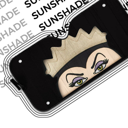 Gearhumans 3D Evil Queen Custom Car Auto Sunshade
