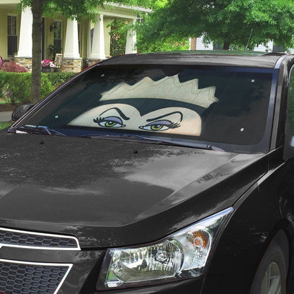 Gearhumans 3D Evil Queen Custom Car Auto Sunshade
