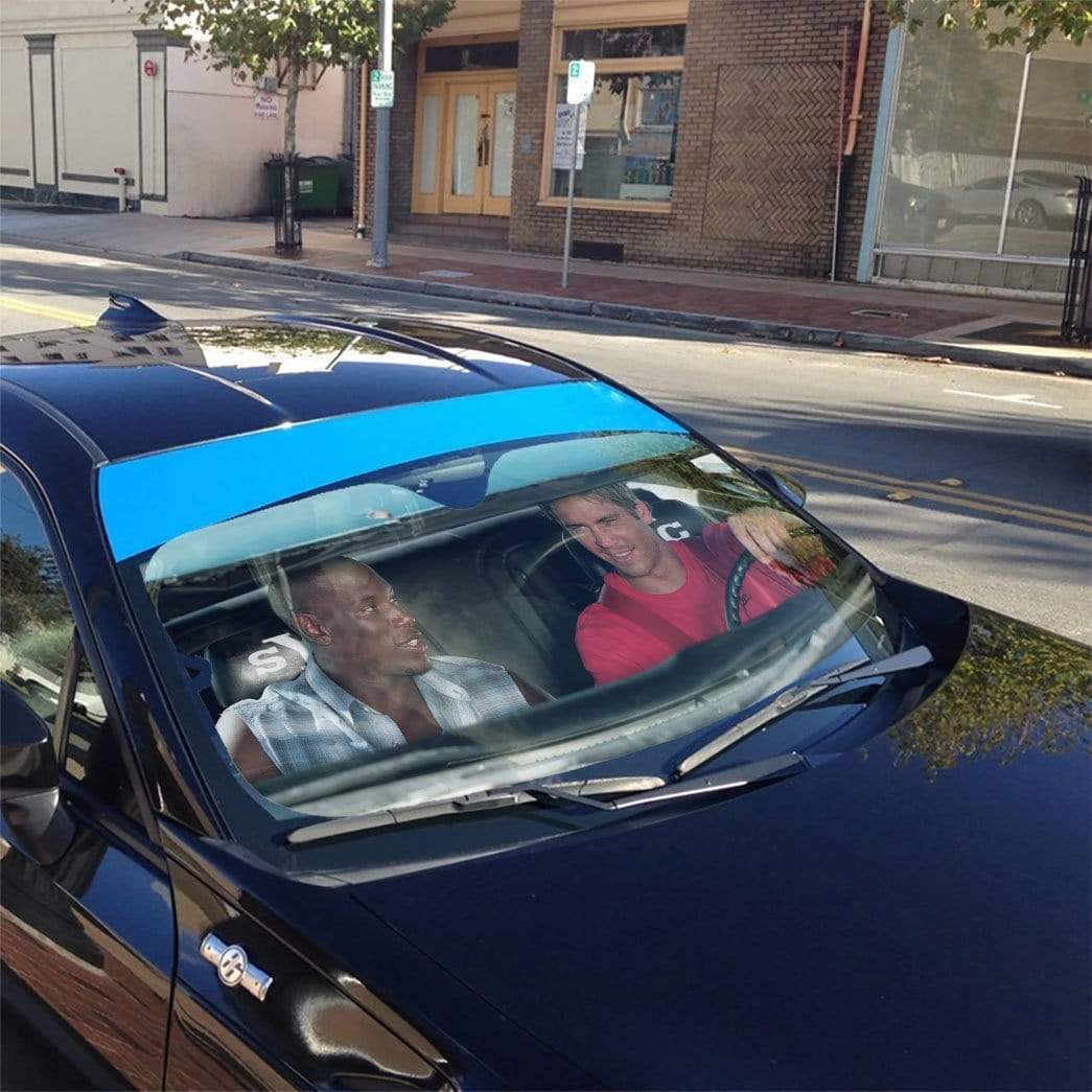 Gearhumans 3D Fast And Furious Custom Car Auto Sunshade