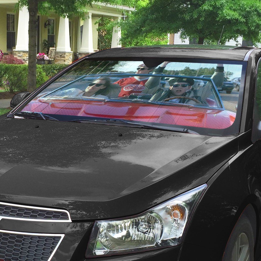Gearhumans 3D Ferris Buellers Day Off Car Auto Sunshade