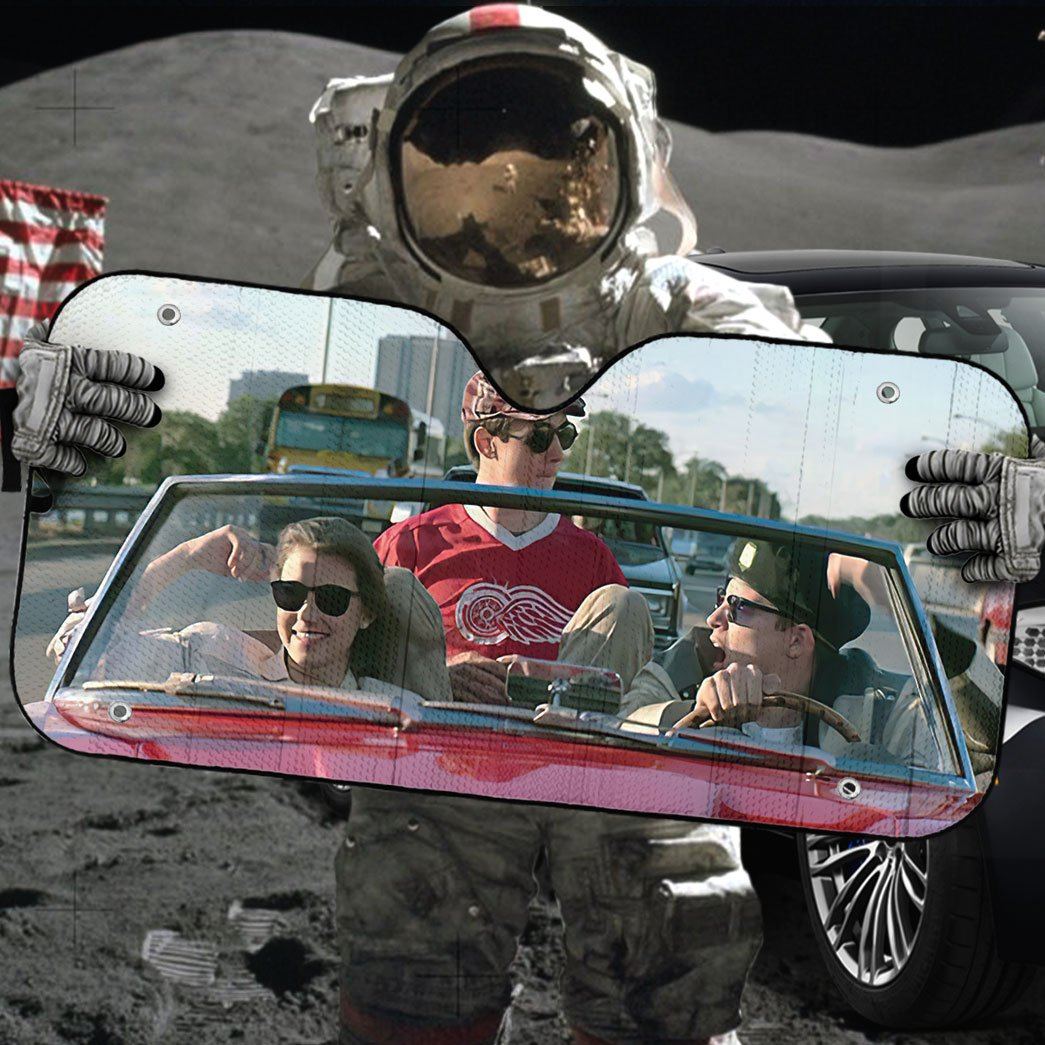 Gearhumans 3D Ferris Buellers Day Off Car Auto Sunshade