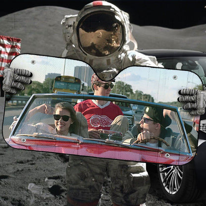 Gearhumans 3D Ferris Buellers Day Off Car Auto Sunshade