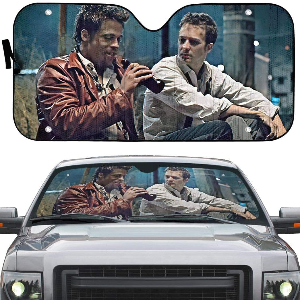 Gearhumans 3D Fight Club Custom Car Auto Sunshade