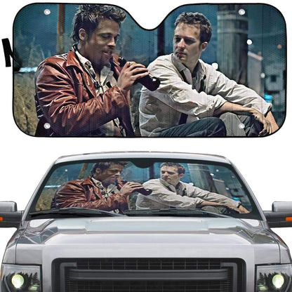 Gearhumans 3D Fight Club Custom Car Auto Sunshade