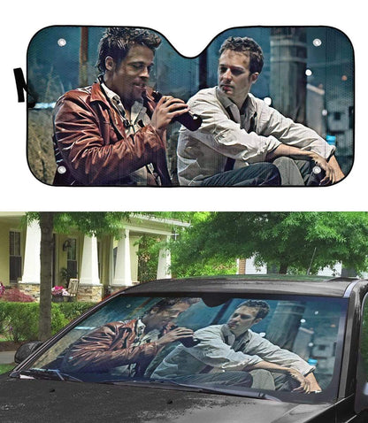 Gearhumans 3D Fight Club Custom Car Auto Sunshade