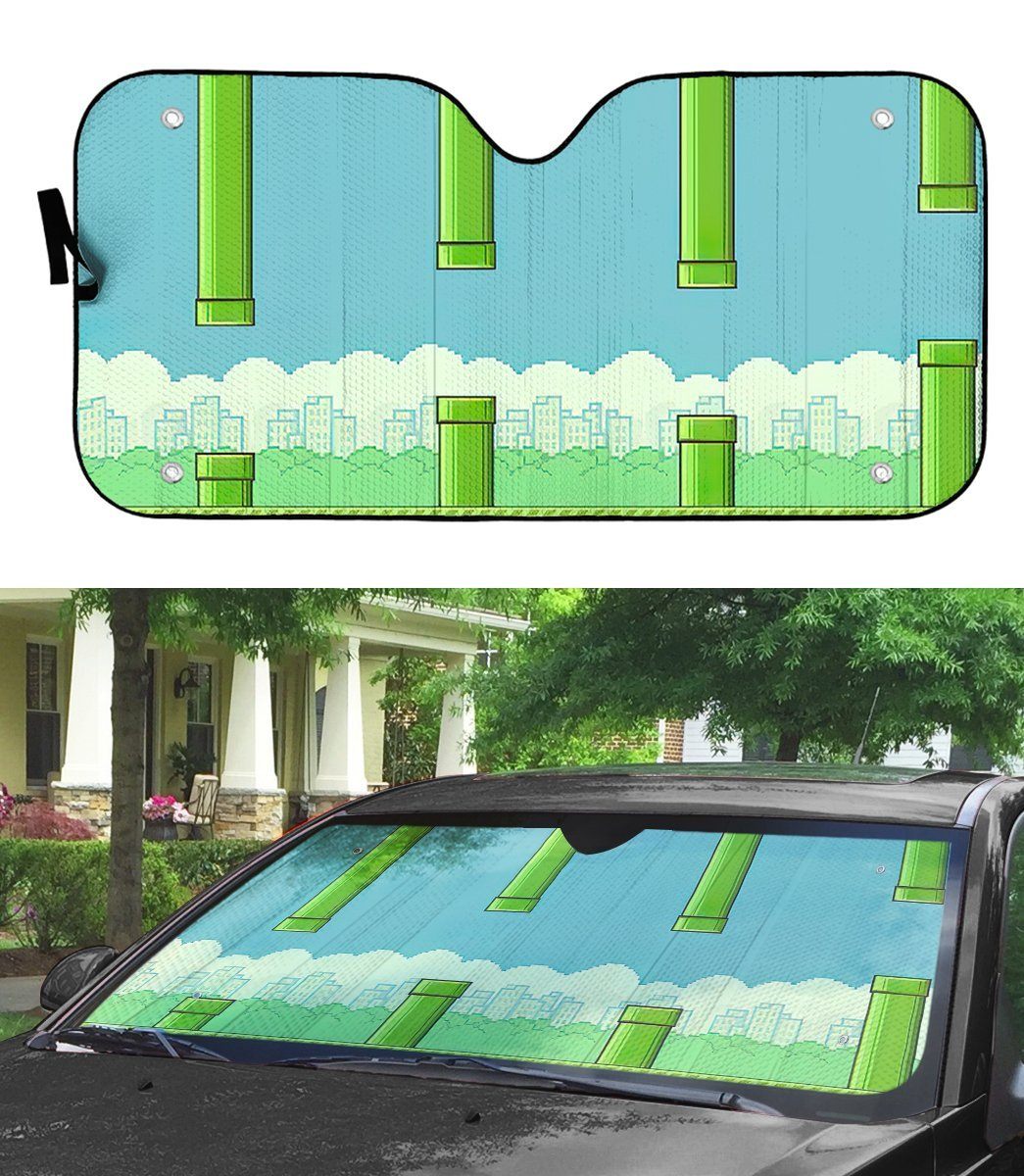 Gearhumans 3D Flappy Bird Daytime Auto Sunshade
