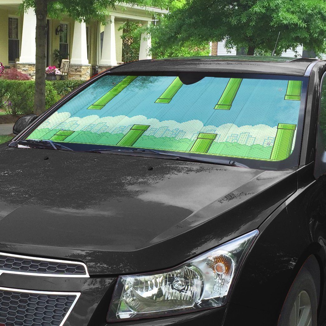 Gearhumans 3D Flappy Bird Daytime Auto Sunshade