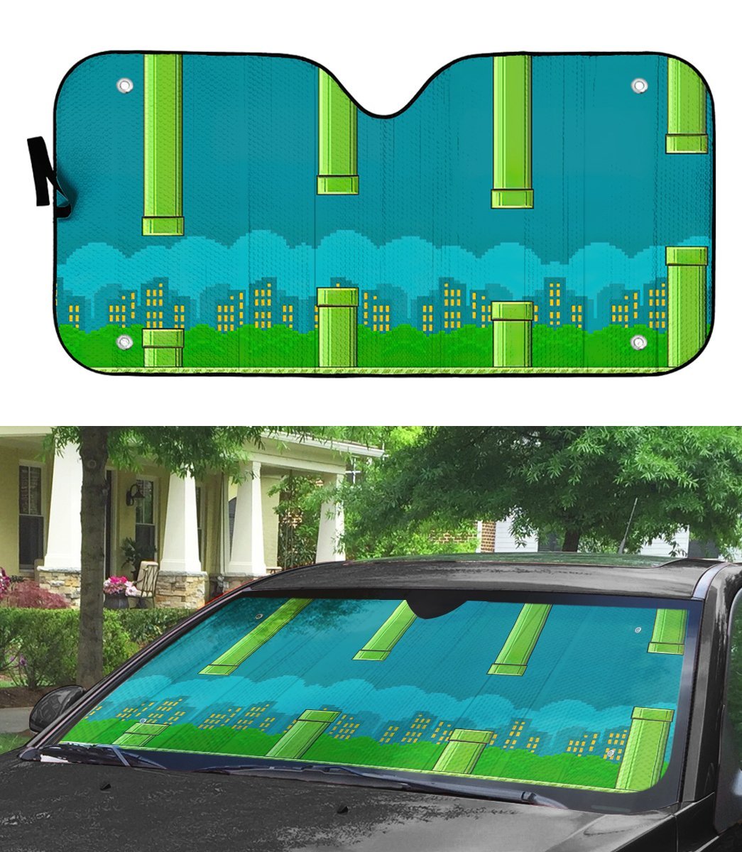 Gearhumans 3D Flappy Bird Night Auto Sun Shade