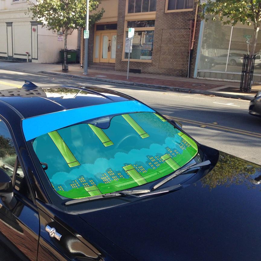 Gearhumans 3D Flappy Bird Night Auto Sun Shade