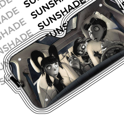 Gearhumans 3D Frankenweenie Custom Car Auto Sunshade