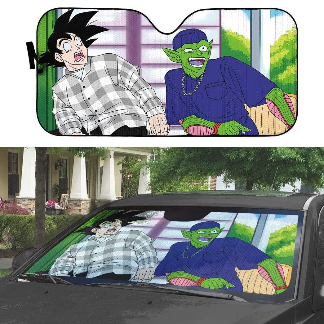 Gearhumans 3D Friday Dragonball Custom Car Auto Sunshade