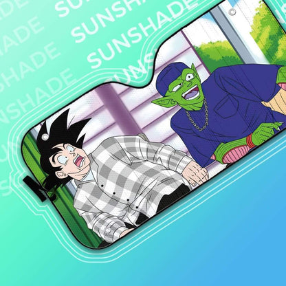 Gearhumans 3D Friday Dragonball Custom Car Auto Sunshade