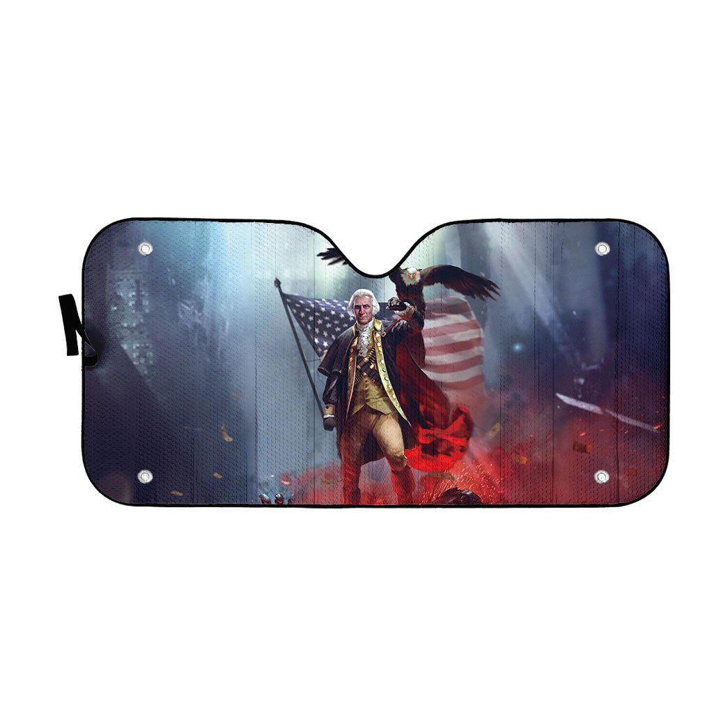 Gearhumans 3D George WARshington Custom Sunshade