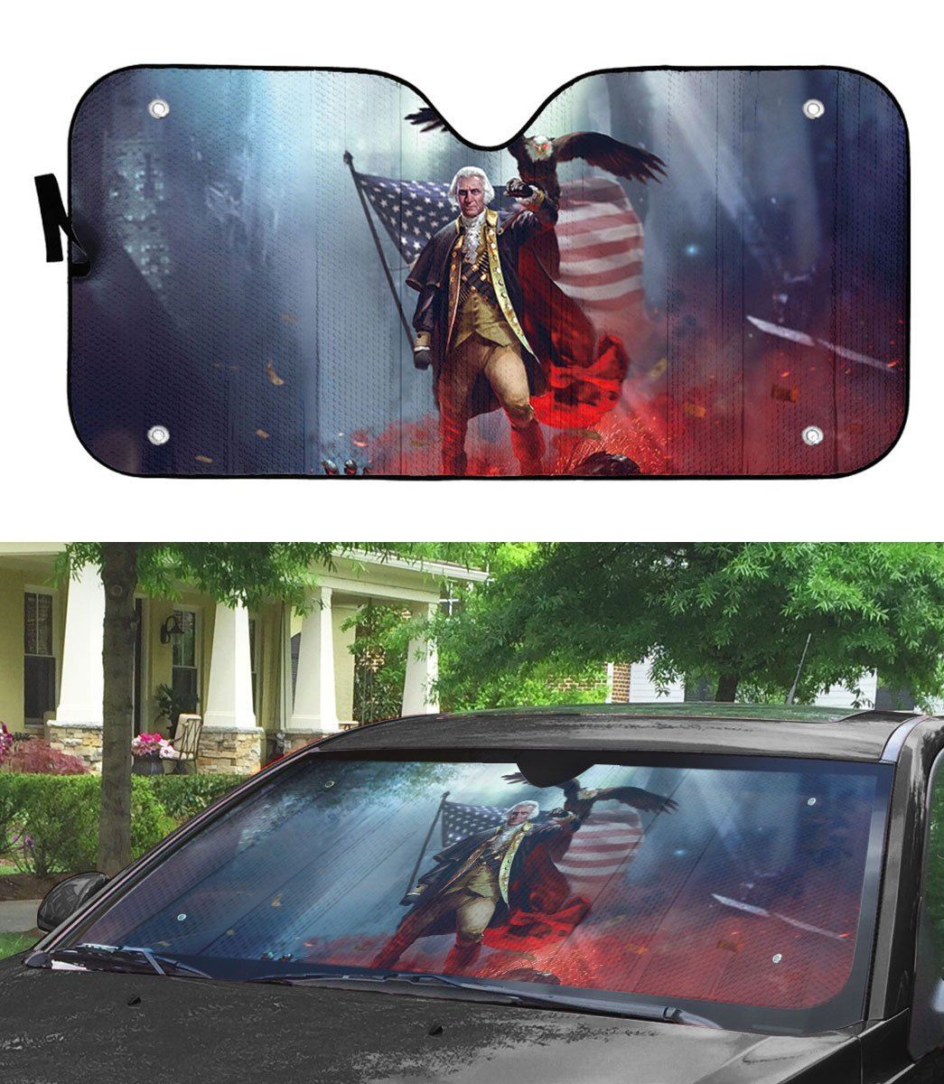 Gearhumans 3D George WARshington Custom Sunshade