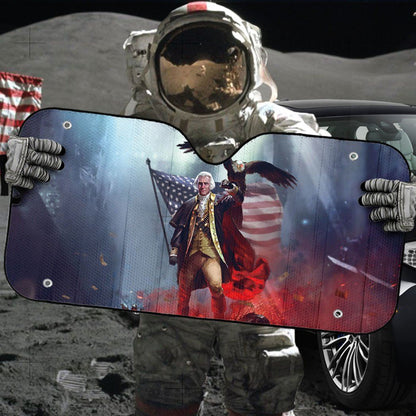 Gearhumans 3D George WARshington Custom Sunshade