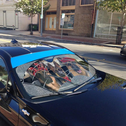 Gearhumans 3D German Shepherds 3 Custom Car Auto Sunshade