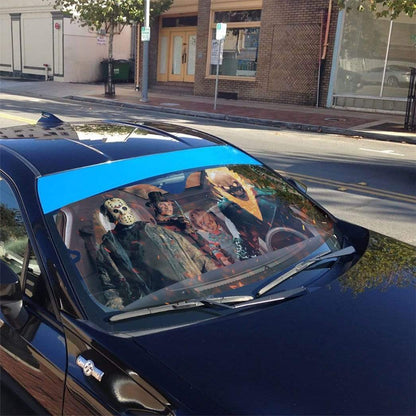 Gearhumans 3D Ghost Rider Car Auto Sunshade
