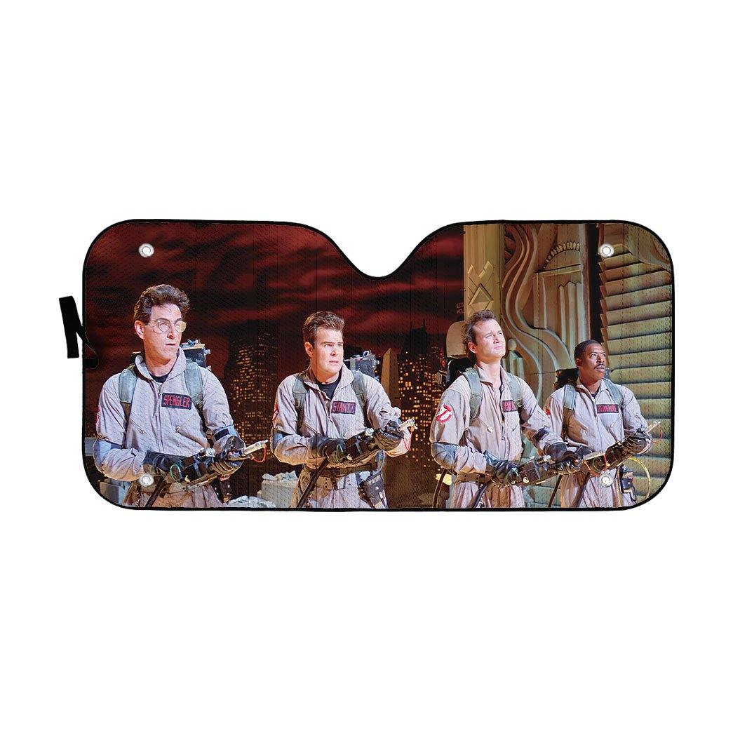 Gearhumans 3D Ghostbusters Custom Auto Car Sunshade