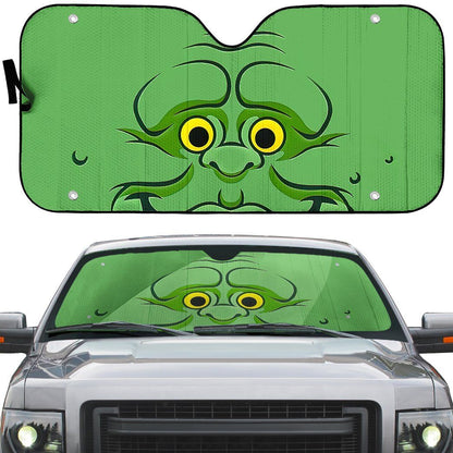 Gearhumans 3D Ghostbusters Slimer Custom Car Auto Sunshade