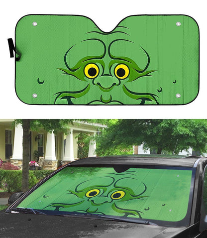 Gearhumans 3D Ghostbusters Slimer Custom Car Auto Sunshade