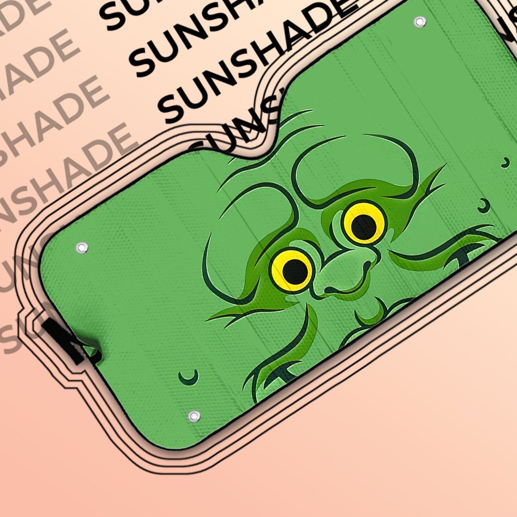 Gearhumans 3D Ghostbusters Slimer Custom Car Auto Sunshade