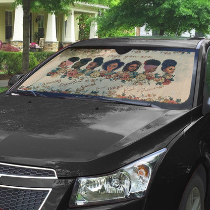 Gearhumans 3D God Says You Are Black Custom Car Auto Sunshade