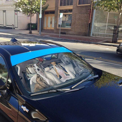Gearhumans 3D Greyhounds Custom Car Auto Sunshade