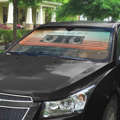 Gearhumans 3D Guardians Of The Galaxy Awesome Mix Vol 2 Auto Sun Shade