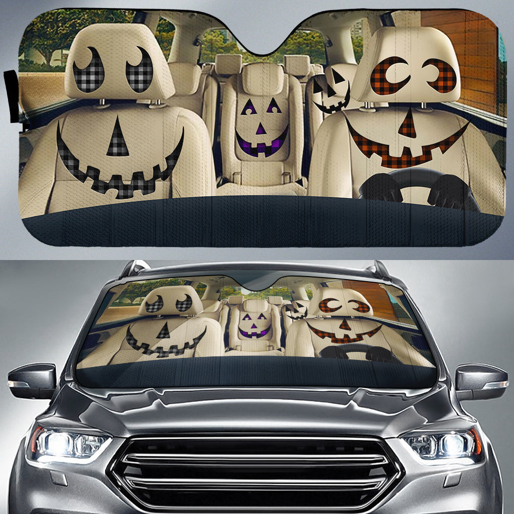 Gearhumans 3D Halloween Auto Sun Shades