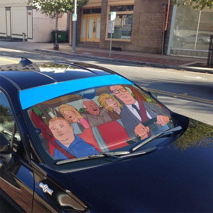 Gearhumans 3D Hank You ve Gotta Fat Neck Custom Car Auto Sunshade
