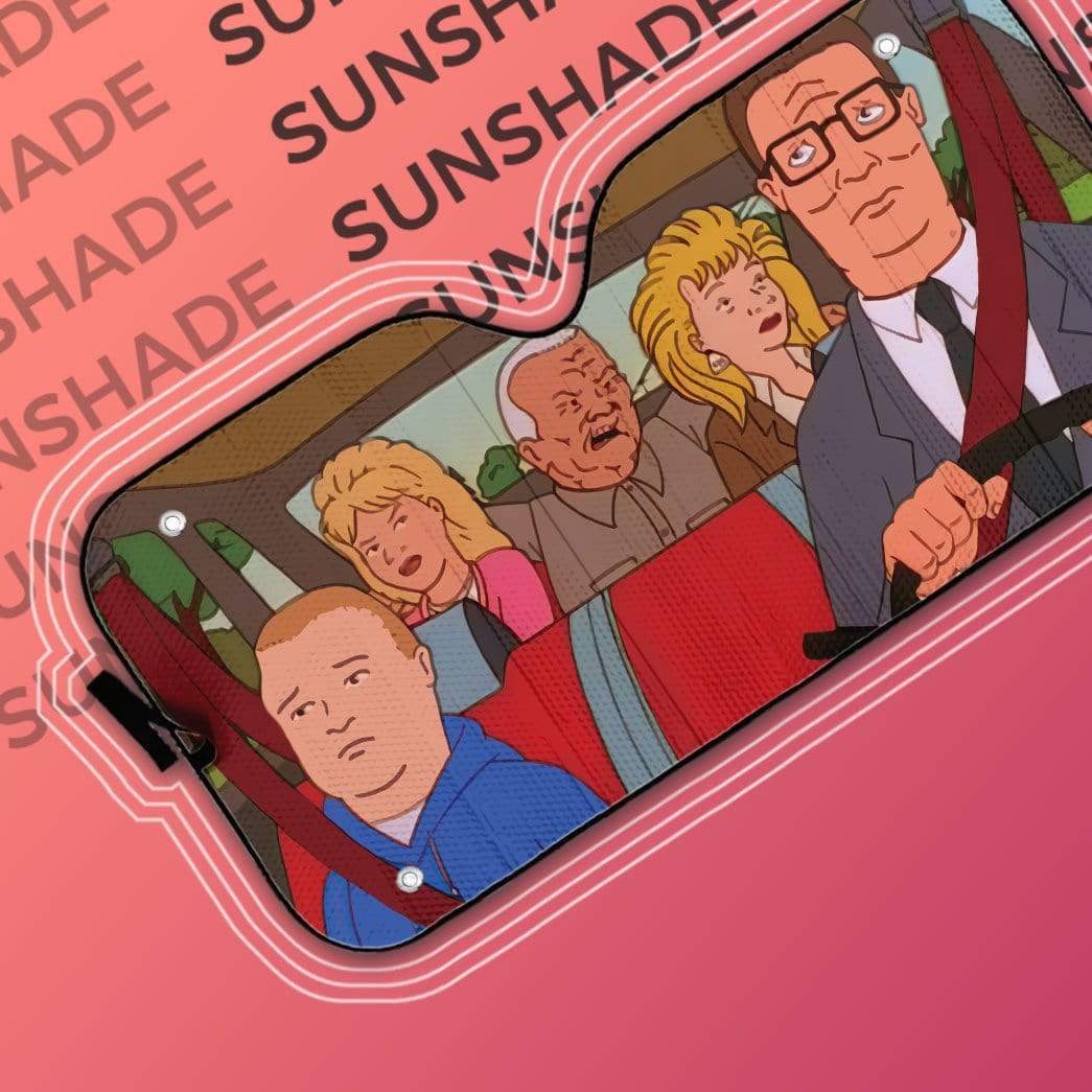 Gearhumans 3D Hank You ve Gotta Fat Neck Custom Car Auto Sunshade