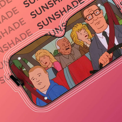 Gearhumans 3D Hank You ve Gotta Fat Neck Custom Car Auto Sunshade