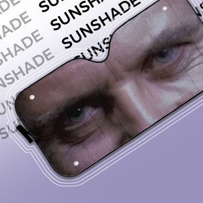 Gearhumans 3D Hannibal Lecter Eyes Custom Car Auto Sunshade